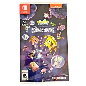 SpongeBob SquarePants The Cosmic Shake Nintendo Switch Game Brand New Sealed